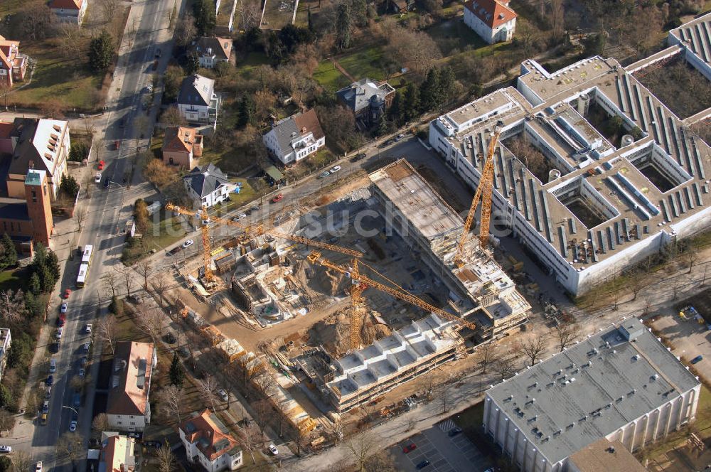 Luftbild Berlin - Neubau der Freien Universität Berlin