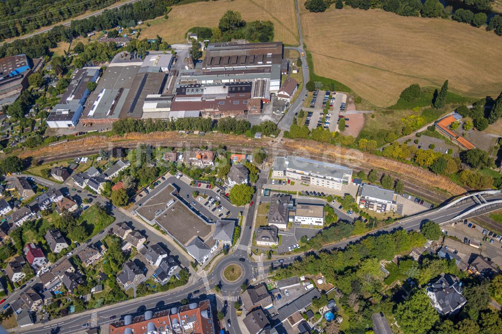 Luftbild Witten - Neubau- Gebäude des Altersheim - Seniorenresidenz an der Wittener Straße im Ortsteil Herbede in Witten im Bundesland Nordrhein-Westfalen