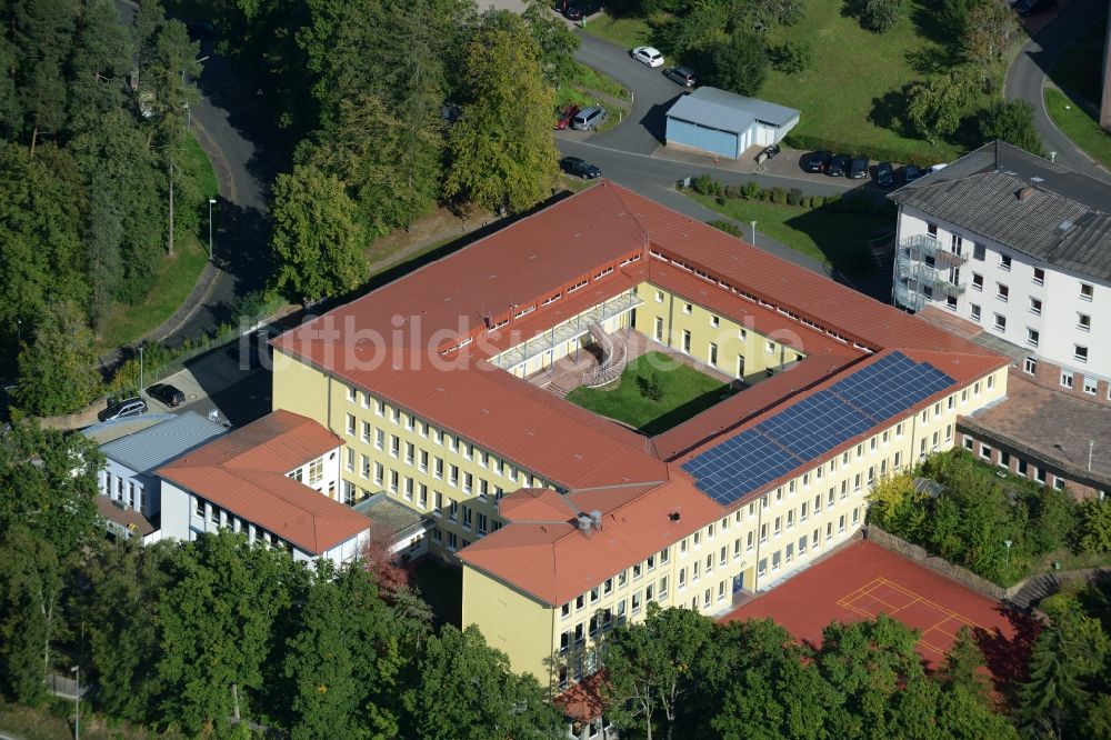 Luftbild Gemünden - Neubau Gebäudekomplex des Klosters in Gemünden im Bundesland Bayern