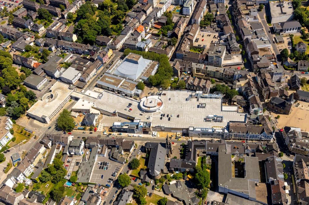 Luftbild Velbert - Neubau des Gebäudekomplexes des Einkaufszentrum „ StadtGalerie “ in Velbert im Bundesland Nordrhein-Westfalen, Deutschland