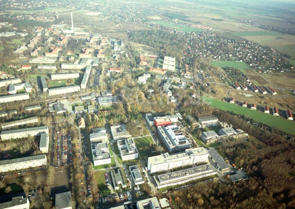 Berlin - Buch aus der Vogelperspektive: Neubau auf dem Gelände des HELIOS-Klinikums Berlin - Buch.