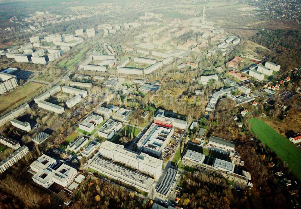 Luftbild Berlin - Buch - Neubau auf dem Gelände des HELIOS-Klinikums Berlin - Buch.