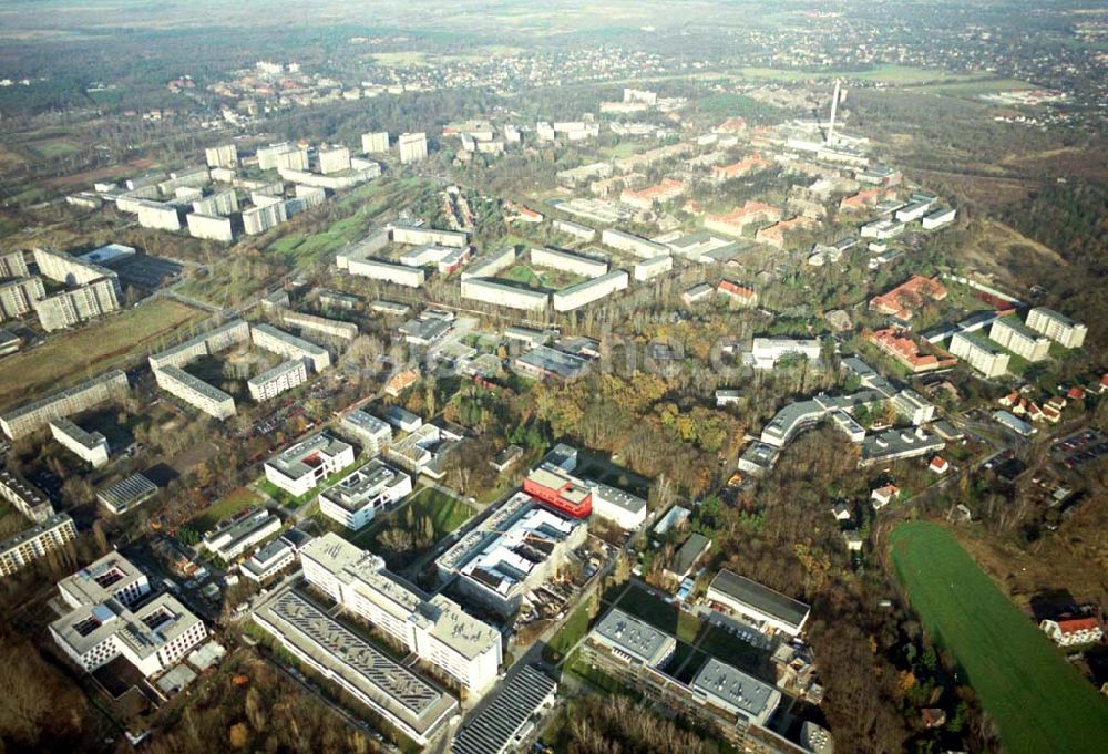 Luftaufnahme Berlin - Buch - Neubau auf dem Gelände des HELIOS-Klinikums Berlin - Buch.