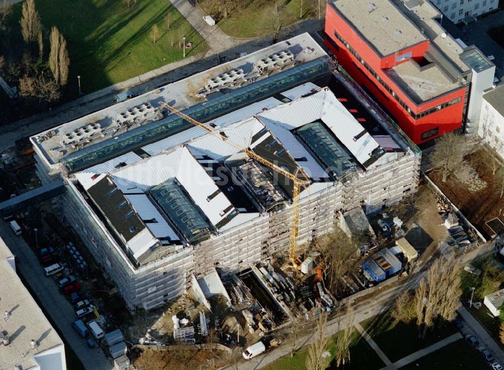 Luftaufnahme Berlin - Buch - Neubau auf dem Gelände des HELIOS-Klinikums Berlin - Buch.