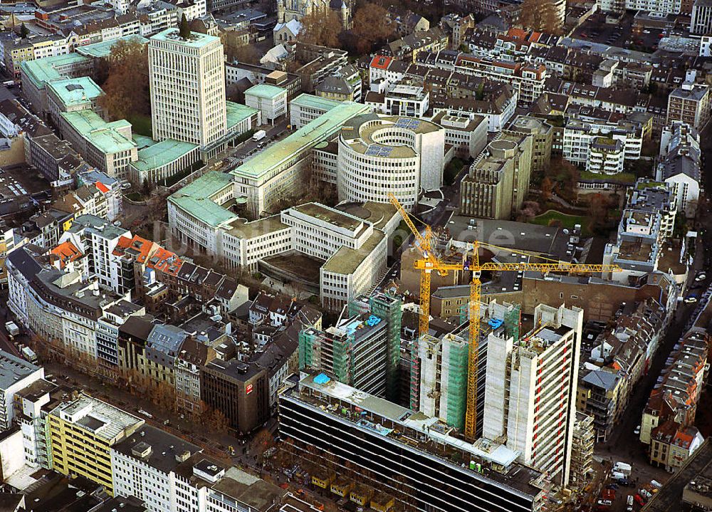 Luftaufnahme Köln - Neubau des Gerling-Carrée in Kölner Friesenviertel