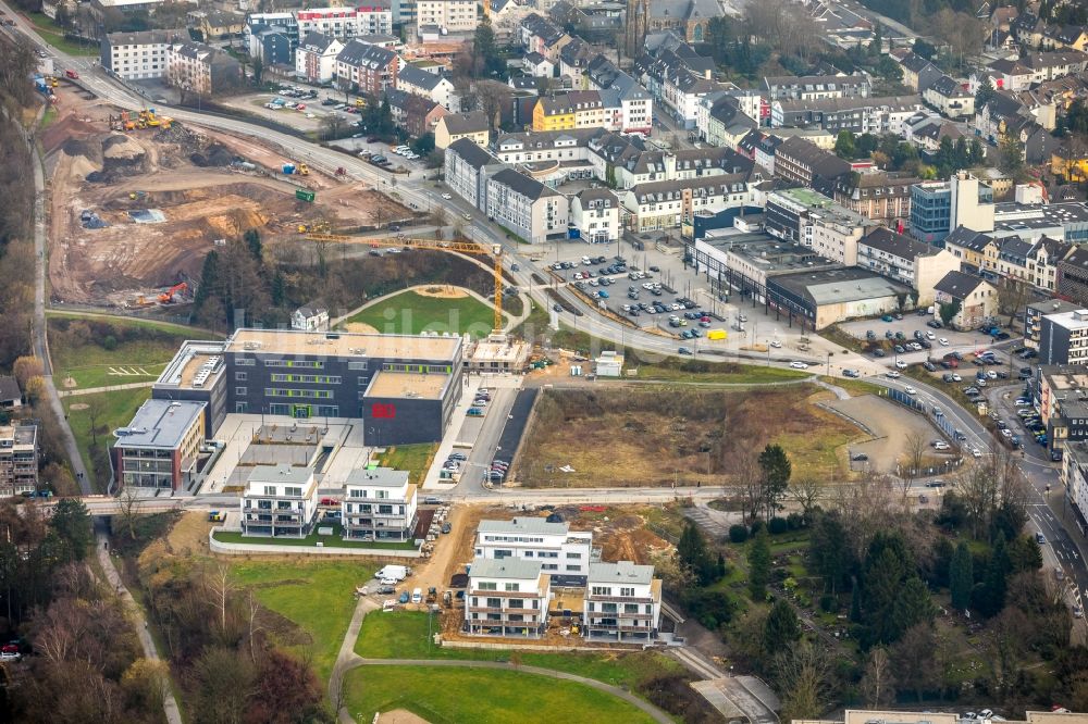 Luftbild Heiligenhaus - Neubau des Grüner Campus Velbert/Heiligenhaus der Hochschule Bochum in Heiligenhaus im Bundesland Nordrhein-Westfalen