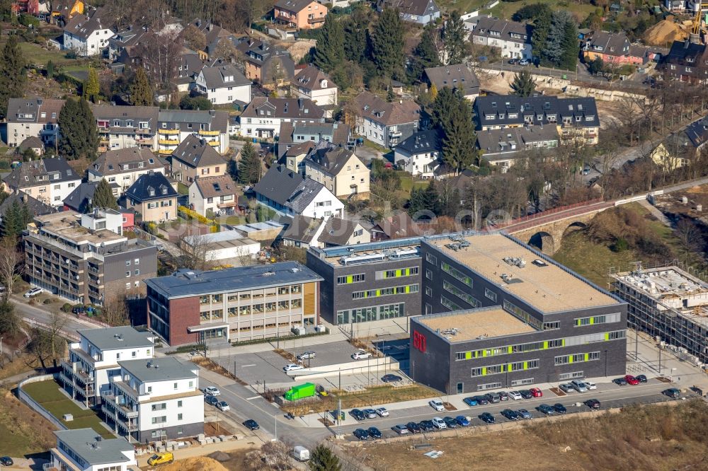 Luftaufnahme Heiligenhaus - Neubau des Grüner Campus Velbert/Heiligenhaus der Hochschule Bochum in Heiligenhaus im Bundesland Nordrhein-Westfalen