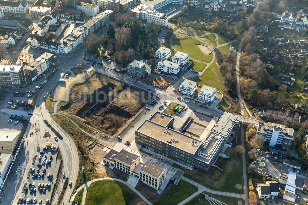 Luftaufnahme Heiligenhaus - Neubau des Grüner Campus Velbert/Heiligenhaus der Hochschule Bochum in Heiligenhaus im Bundesland Nordrhein-Westfalen