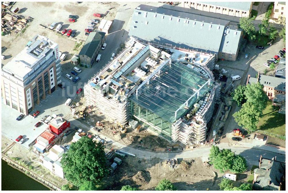 Potsdam aus der Vogelperspektive: Neubau Hans-Otto-Theater Potsdam