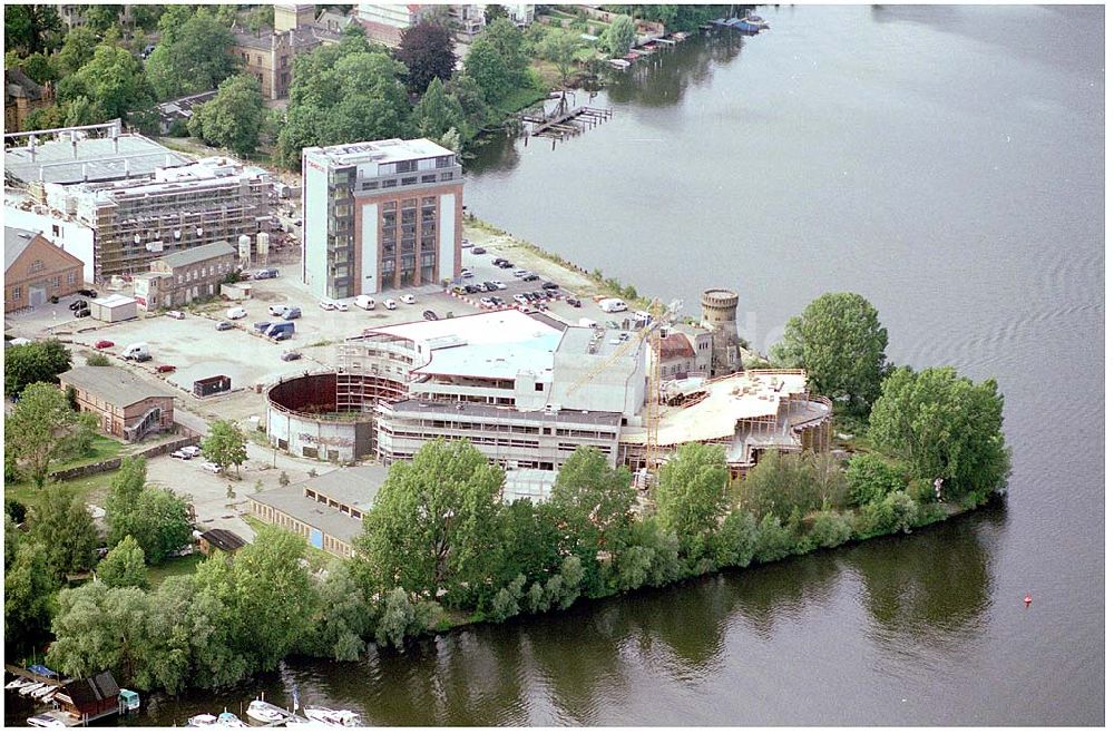 Luftbild Potsdam - Neubau Hans Otto Theater in Potsdam