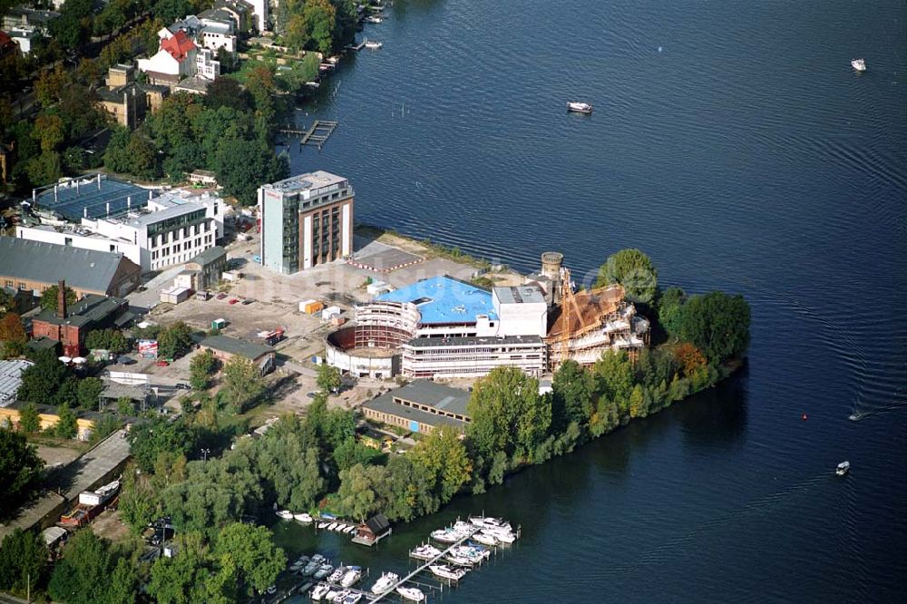 Luftbild Potsdam - Neubau des Hans-Otto-Theaters in Potsdam