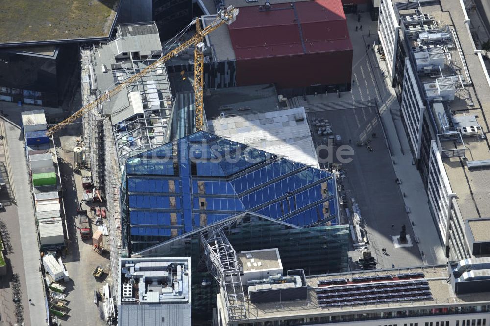 Luftaufnahme LEIPZIG - Neubau des Hauptgebäudes der UNI Leipzig am Augustusplatz