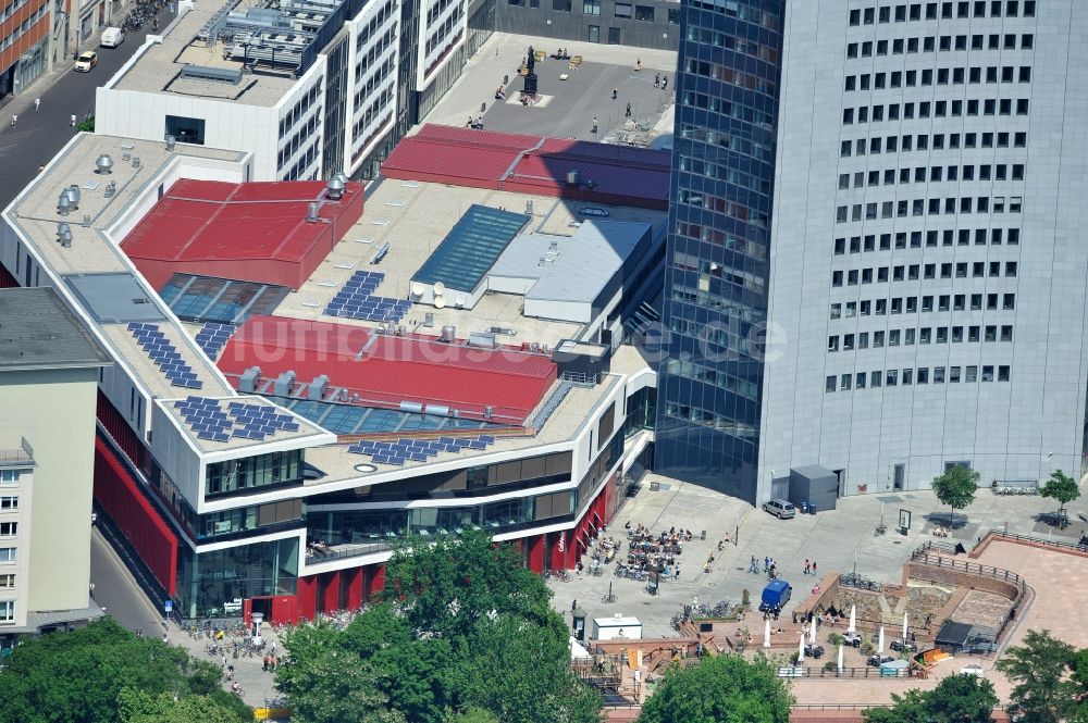 Luftaufnahme Leipzig - Neubau des Hauptgebäudes der Universität UNI Leipzig