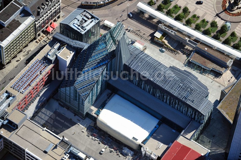 Luftaufnahme Leipzig - Neubau des Hauptgebäudes der Universität UNI Leipzig