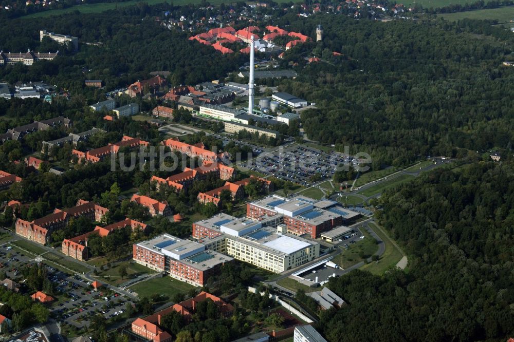 Berlin aus der Vogelperspektive: Neubau des Helios Klinikum Berlin Buch