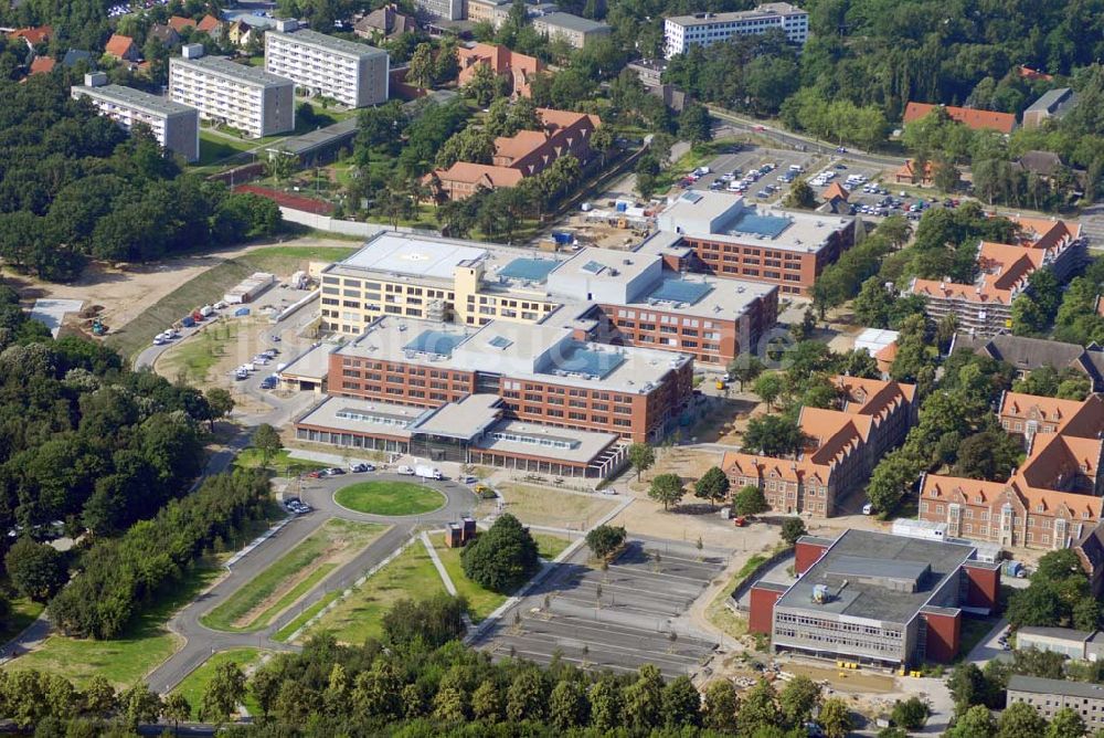 Luftbild Berlin - Neubau des Helios-Klinikums in Berlin-Buch