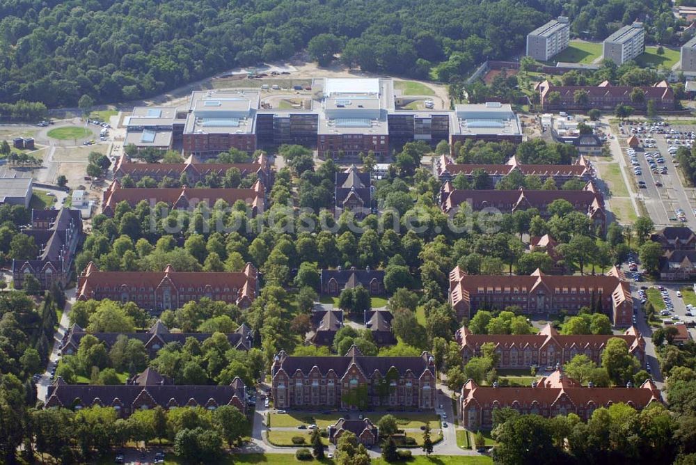 Berlin aus der Vogelperspektive: Neubau des Helios-Klinikums in Berlin-Buch