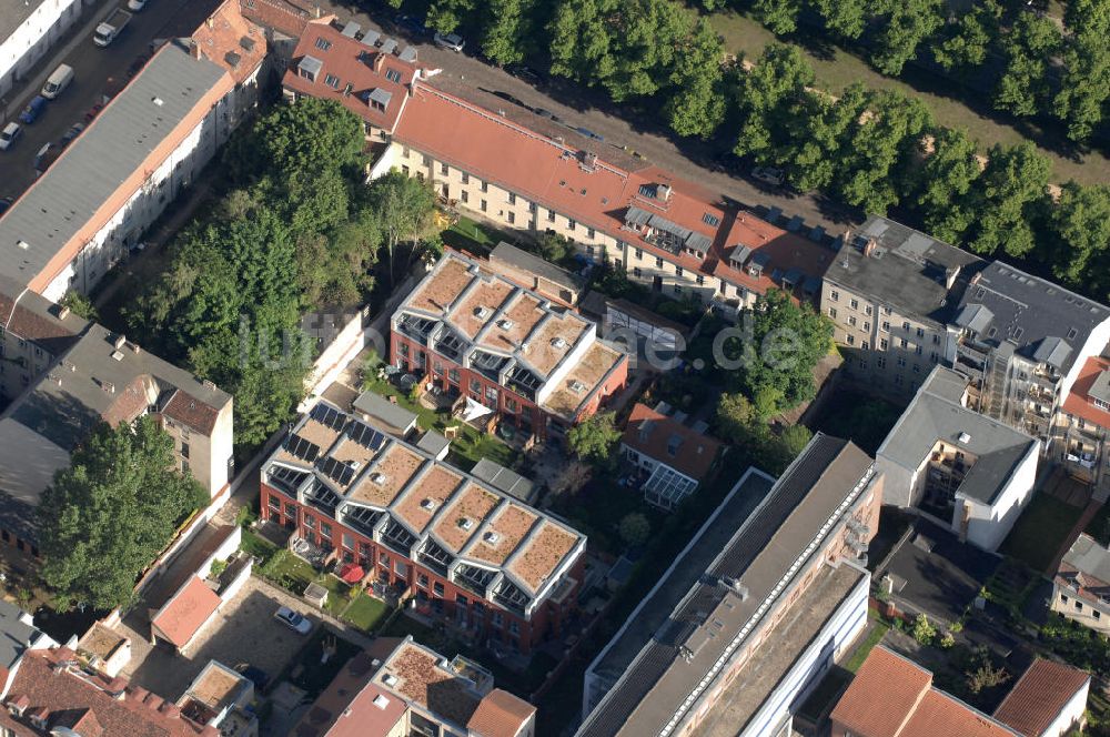 Potsdam aus der Vogelperspektive: Neubau im historischen Quartier im Potsdamer Zentrum