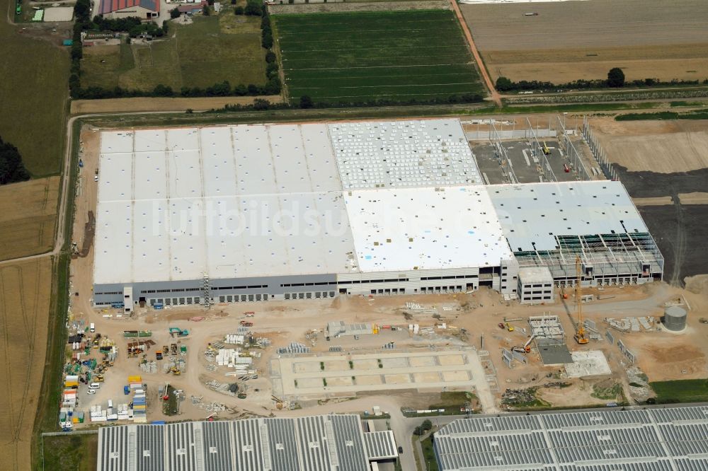 Luftbild Malsch - Neubau eines Hochregal- Lager-Gebäudekomplex und Logistikzentrum der L'ORÉAL Deutschland GmbH in Malsch im Bundesland Baden-Württemberg, Deutschland