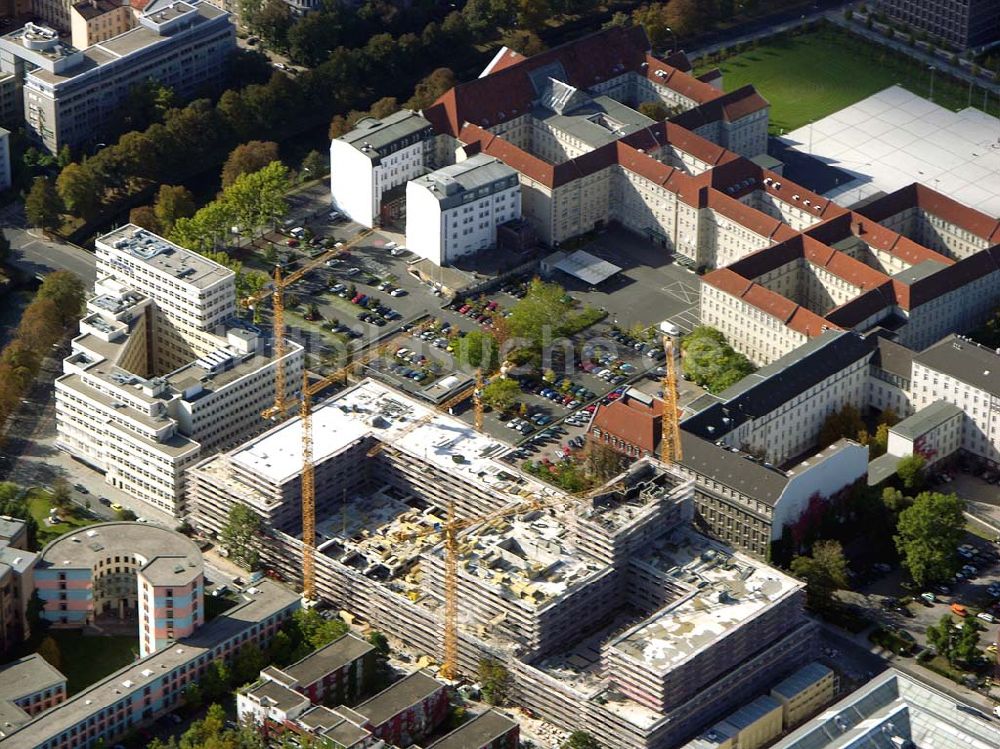 Luftaufnahme Berlin - Neubau Hotel Maritim an der Stauffenbergstraße