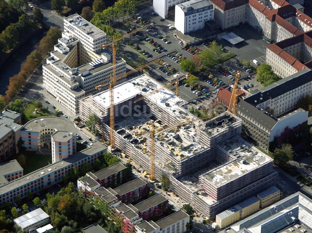 Berlin von oben - Neubau Hotel Maritim an der Stauffenbergstraße