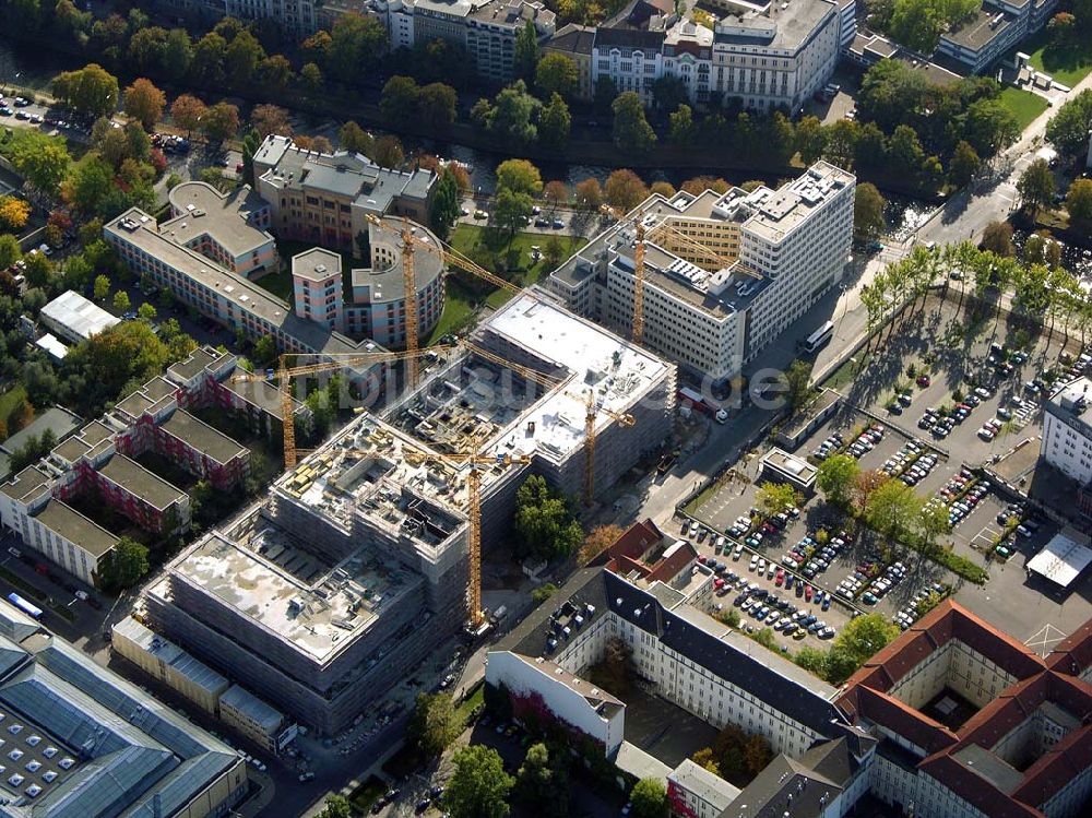 Luftaufnahme Berlin - Neubau Hotel Maritim an der Stauffenbergstraße