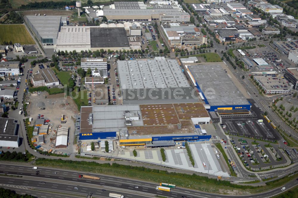 Ludwigsburg aus der Vogelperspektive: Neubau des IKEA Einrichtungshaus in Ludwigsburg