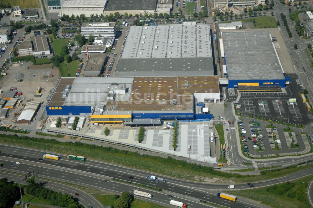 Luftaufnahme Ludwigsburg - Neubau des IKEA Einrichtungshaus in Ludwigsburg