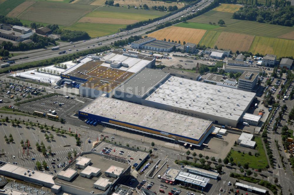 Ludwigsburg aus der Vogelperspektive: Neubau des IKEA Einrichtungshaus in Ludwigsburg