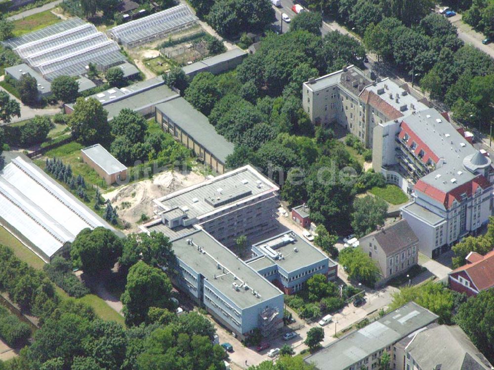 Luftbild Berlin - Lichtenberg - Neubau am Institut für Zoo- und Wildtierforschung IZW