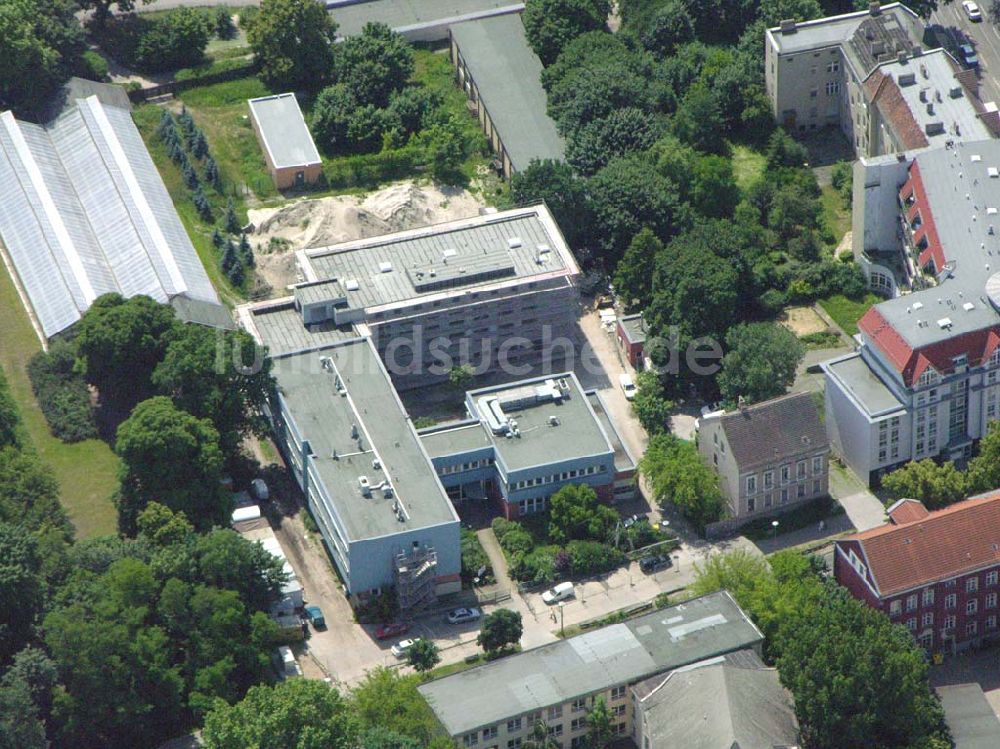 Luftaufnahme Berlin - Lichtenberg - Neubau am Institut für Zoo- und Wildtierforschung IZW