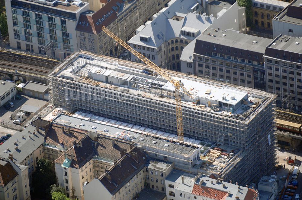 Luftaufnahme Berlin - Neubau des Jakob Wilhelm Grimm Zentrum in Berlin