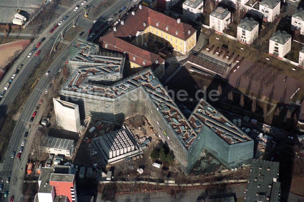 Berlin aus der Vogelperspektive: Neubau des Jüdische Museum Berlin Kreuzberg