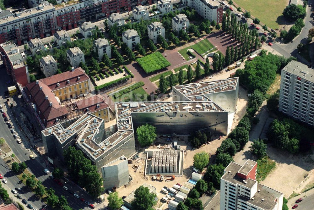 Luftbild Berlin - Neubau des Jüdische Museum Berlin Kreuzberg