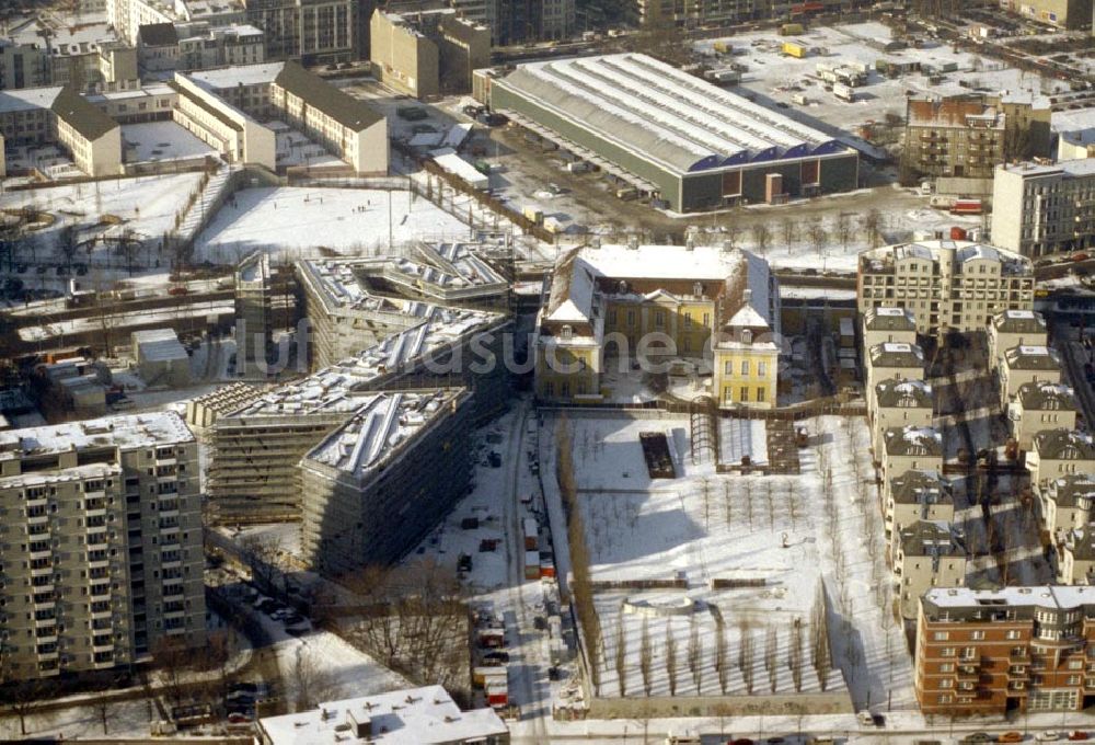 Luftbild Berlin - Kreuzberg - Neubau des Jüdischen Museums in der Kreuzberger Lindenstraße 1995