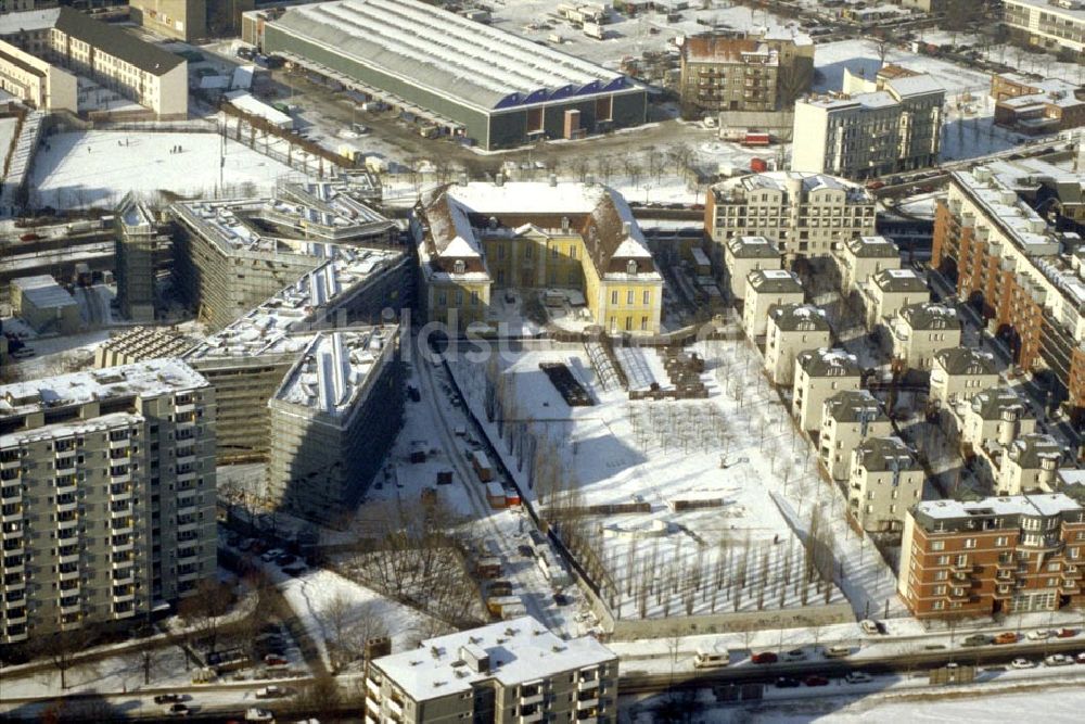 Luftaufnahme Berlin - Kreuzberg - Neubau des Jüdischen Museums in der Kreuzberger Lindenstraße 1995