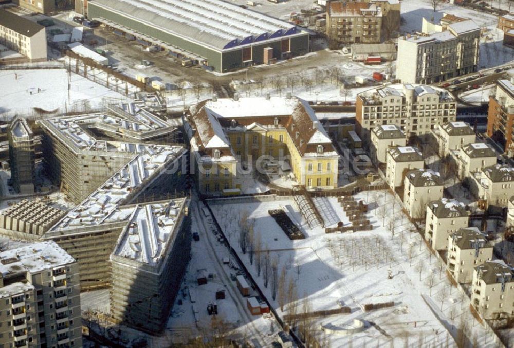 Luftaufnahme Berlin - Kreuzberg - Neubau des Jüdischen Museums in der Kreuzberger Lindenstraße 1995