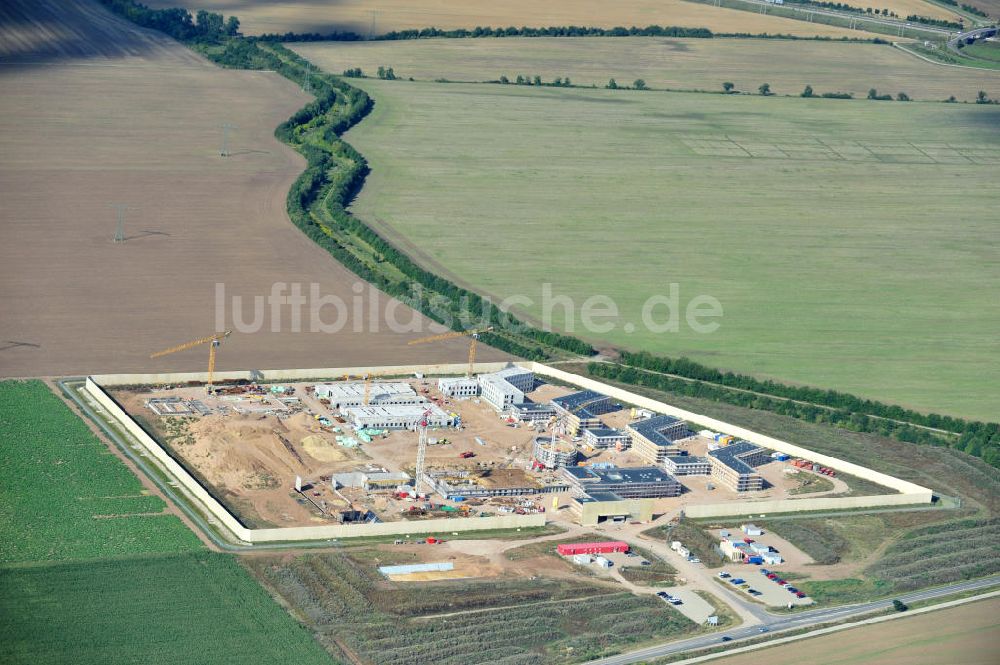 Luftaufnahme Arnstadt - Neubau der Jugendstrafanstalt JVA Arnstadt