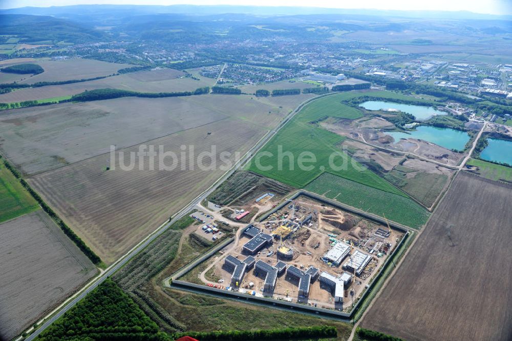 Luftaufnahme Arnstadt - Neubau der Jugendstrafanstalt JVA Arnstadt