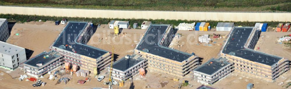 Arnstadt aus der Vogelperspektive: Neubau der Jugendstrafanstalt JVA Arnstadt