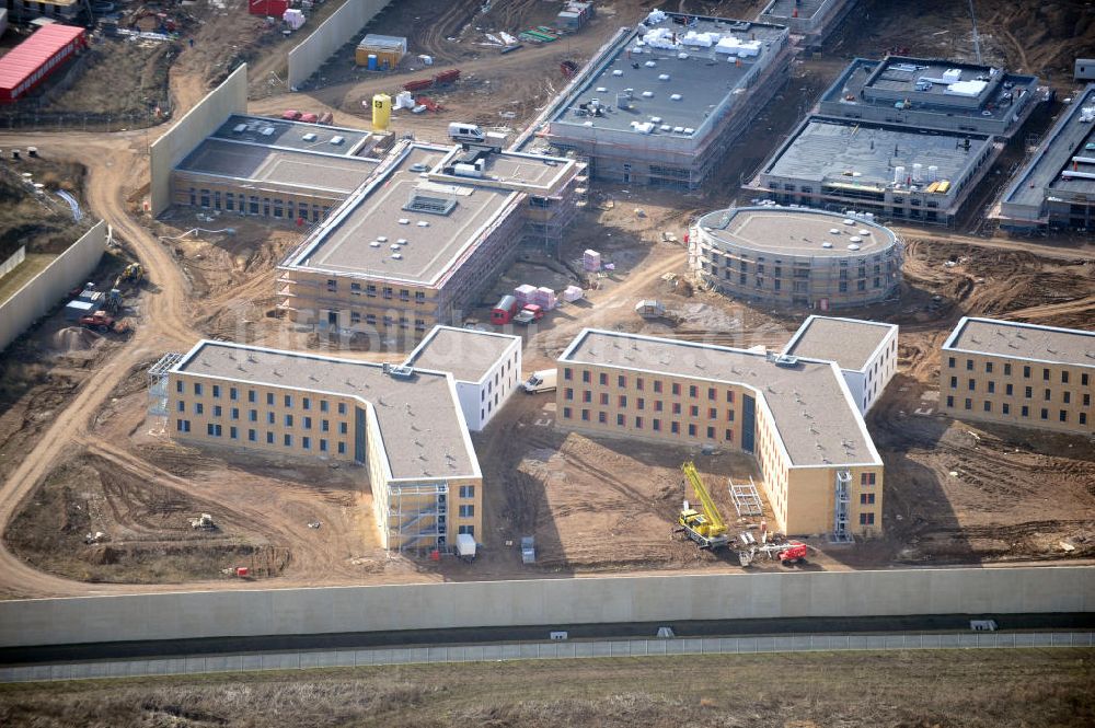 Arnstadt von oben - Neubau der Jugendstrafanstalt JVA Arnstadt