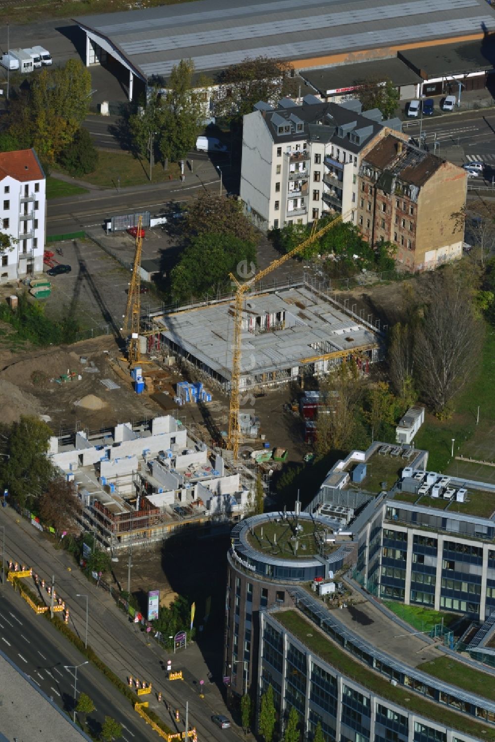 Luftbild Leipzig - Neubau von Kindertagesstätten in Leipzig im Bundesland Sachsen