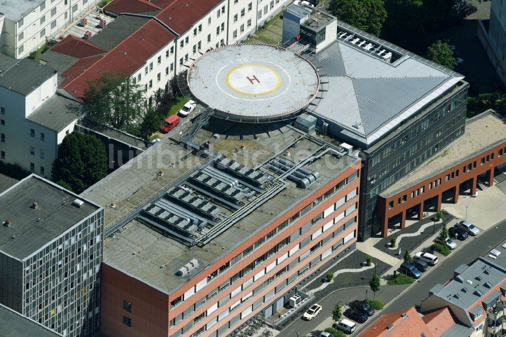 Potsdam von oben - Neubau am Klinikum Ernst von Bergmann