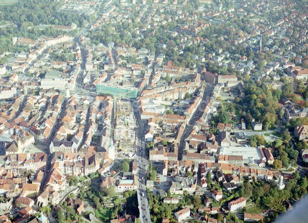 Luftbild Bautzen - Neubau des Kornmarkt- Center in Bautzen im Bundesland Sachsen, Deutschland