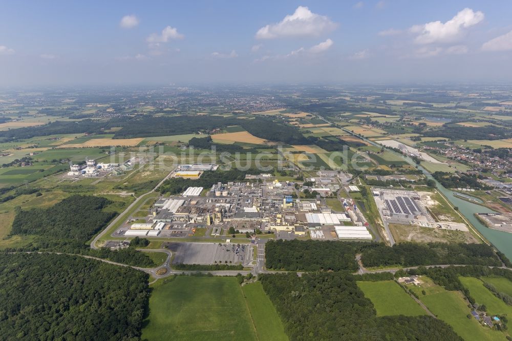 Hamm OT Schmehausen aus der Vogelperspektive: Neubau des Kraftwerks Westfalen im Ortsteil Schmehausen in Hamm im Bundesland Nordrhein-Westfalen