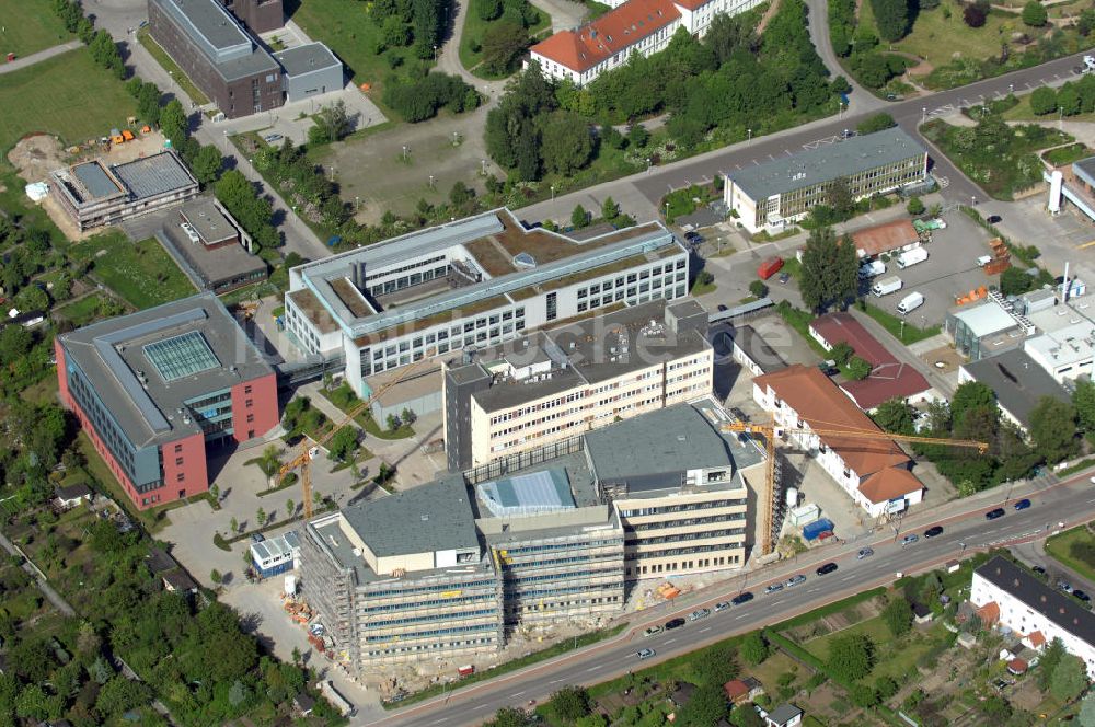 Magdeburg von oben - Neubau Leibniz Institut Magdeburg