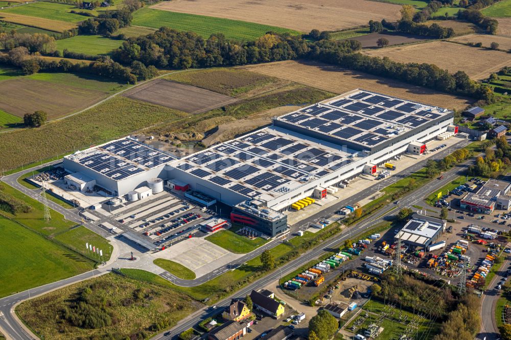 Luftbild Selm - Neubau des Logistikzentrums Cordes & Graefe in Selm im Bundesland Nordrhein-Westfalen, Deutschland