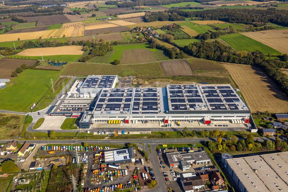 Luftaufnahme Selm - Neubau des Logistikzentrums Cordes & Graefe in Selm im Bundesland Nordrhein-Westfalen, Deutschland