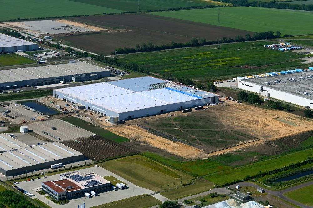 Luftbild Sülzetal - Neubau des Logistikzentrums Garbe Industrial Real Estate GmbH in Sülzetal im Bundesland Sachsen-Anhalt, Deutschland