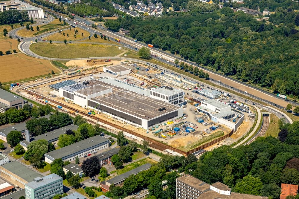 Luftaufnahme Dortmund - Neubau des Logistikzentrums Geldspeicher der Deutschen Bundesbank in Dortmund im Bundesland Nordrhein-Westfalen